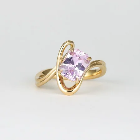 Radiant Cut Fancy Pink Art...