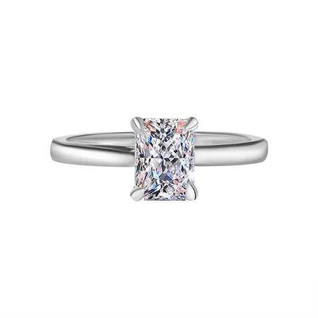 Radiant Cut Moissanite...