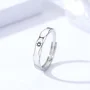 Sun and Moon Sterling Silver Couple Rings