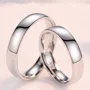 Simple Sterling Silver Couple Rings